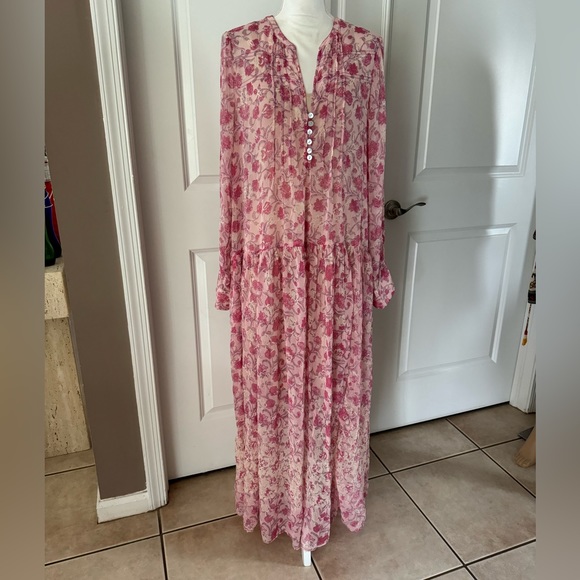 Free People See It Through Floral Maxi Dress - Picture 7 of 17